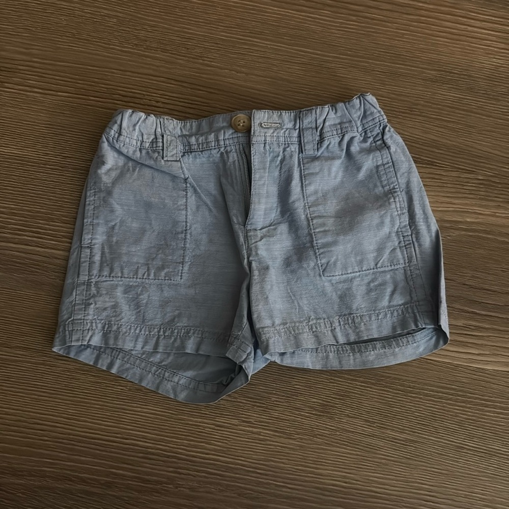 Bonpoint blue 6 months baby shorts